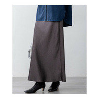 【VERY11月号掲載/洗える】ヴィンテージダブルサテン ナロー スカート