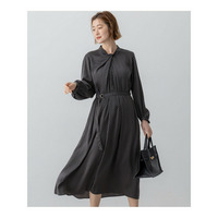 【洗える】グラデーションドットプリント ワンピース