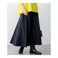 【洗える】ストレッチタイプライター フレア スカート