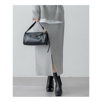 【VERY掲載/洗える】カシミヤブレンド Iライン ニットスカート