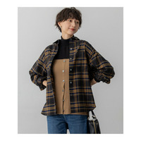 【洗える】ブラッシュド ビエラチェック シャツ