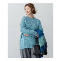 【見上愛さん着用/VERY12月号掲載】ブラッシュドエアーウール ファンシーニット