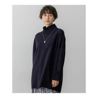 【新色追加】ボイルドウールコンビニット チュニック