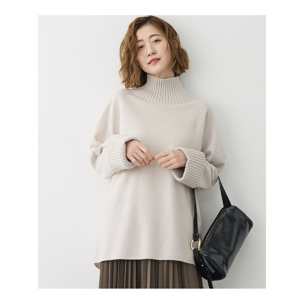 【新色追加】ボイルドウールコンビニット チュニック1