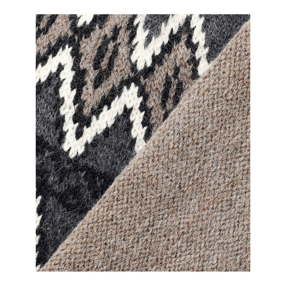 【洗える】ジャガード クルーネック ニット19