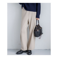 【見上愛さん着用/LEE掲載/洗える】カシミヤブレンド ニット パンツ