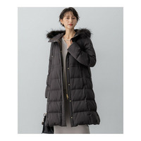 【撥水加工】ブライトウール ロングダウンコート