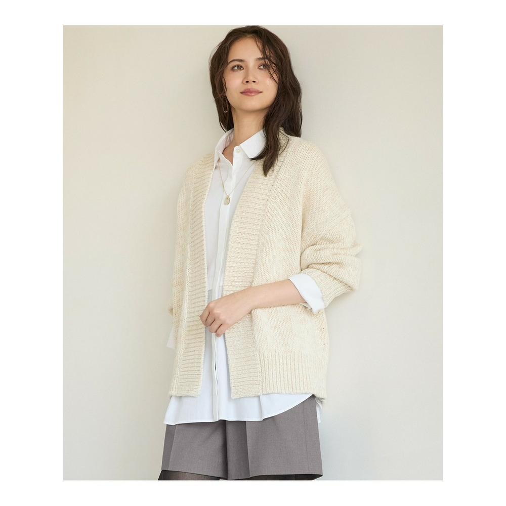 【SLOW/一部店舗限定】チャンキー カーディガン1