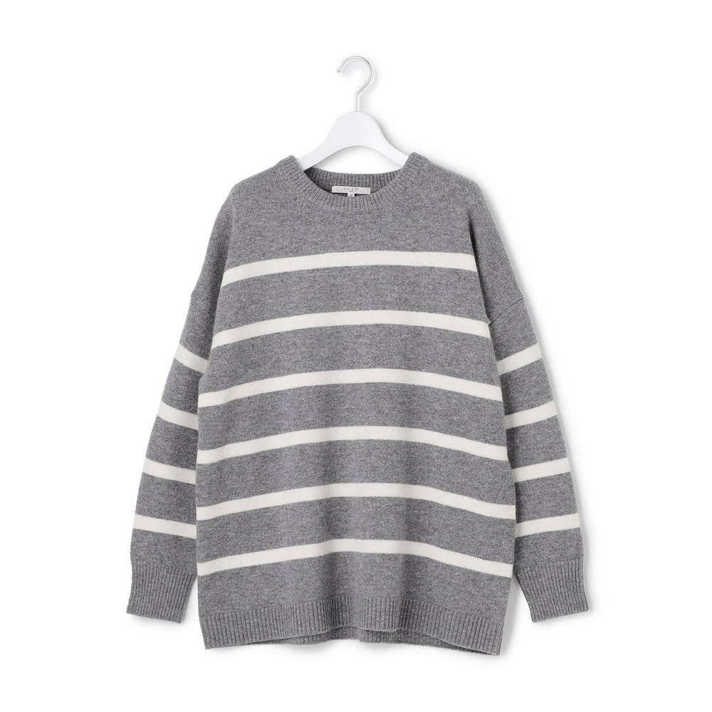 【SLOW/一部店舗限定】ソフトウール ボーダー ニット6