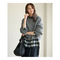 【SLOW/一部店舗限定】ソフトウール Vネック ニット