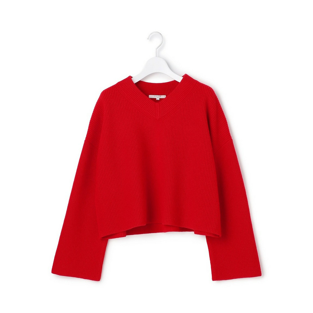 【SLOW/一部店舗限定】ソフトウール Vネック ニット6
