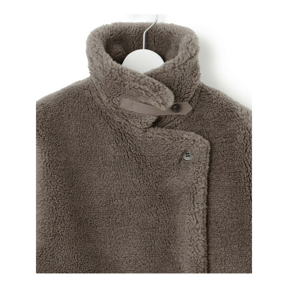 【CanCam11月号掲載】ECOPELテディボア ダブルフロント アウター15