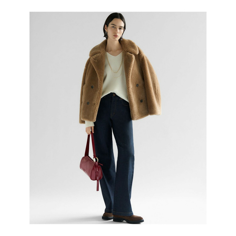 【CanCam11月号掲載】ECOPELテディボア ダブルフロント アウター2