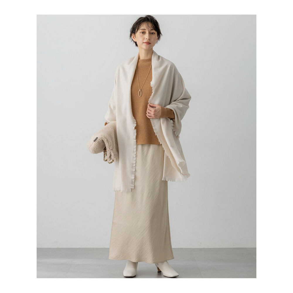 【洗える】ウールカシミヤラメ ドルマンスリーブ ニット5