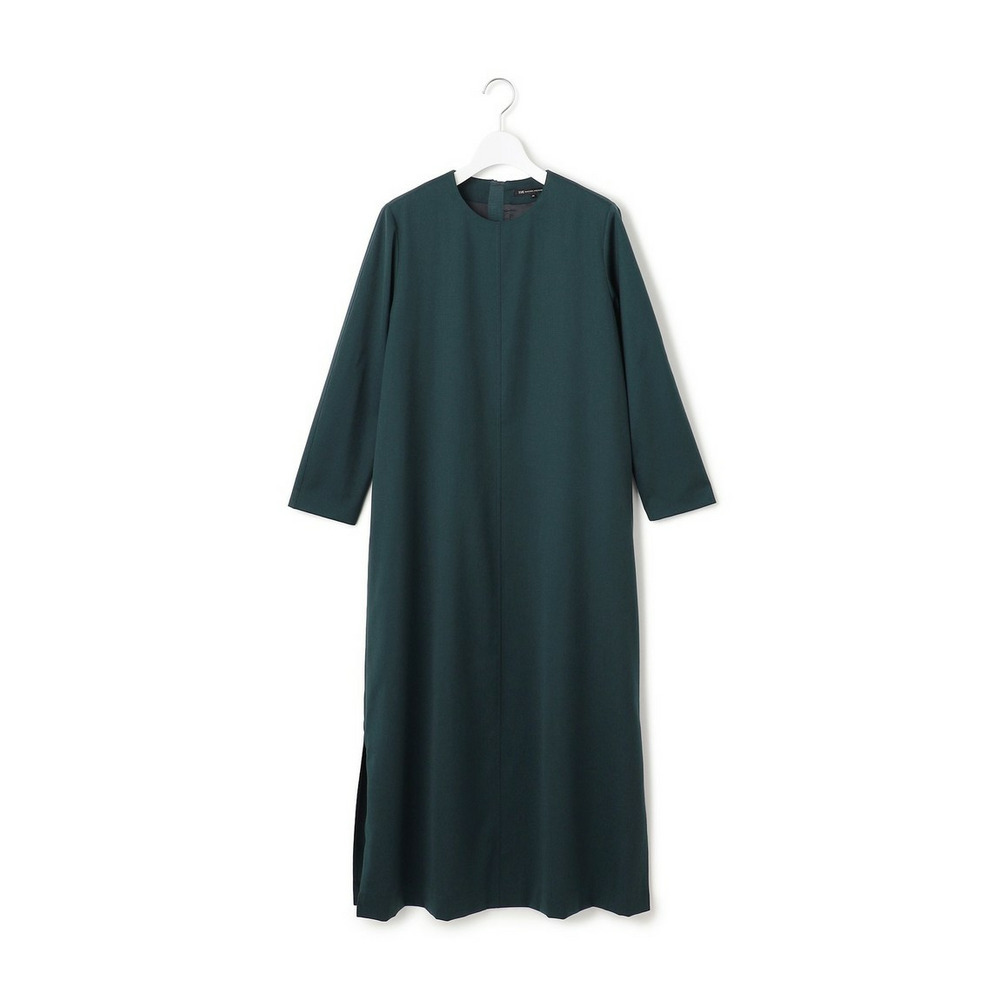 【洗える】メリノウールサテン ワンピース10