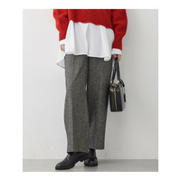 ループミックスツイード ワイド パンツ