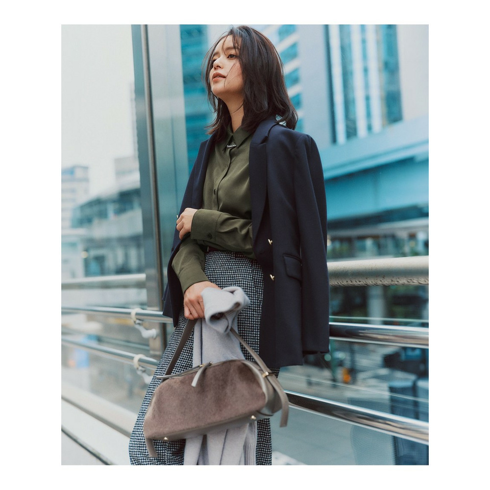 ループミックスツイード ワイド パンツ3