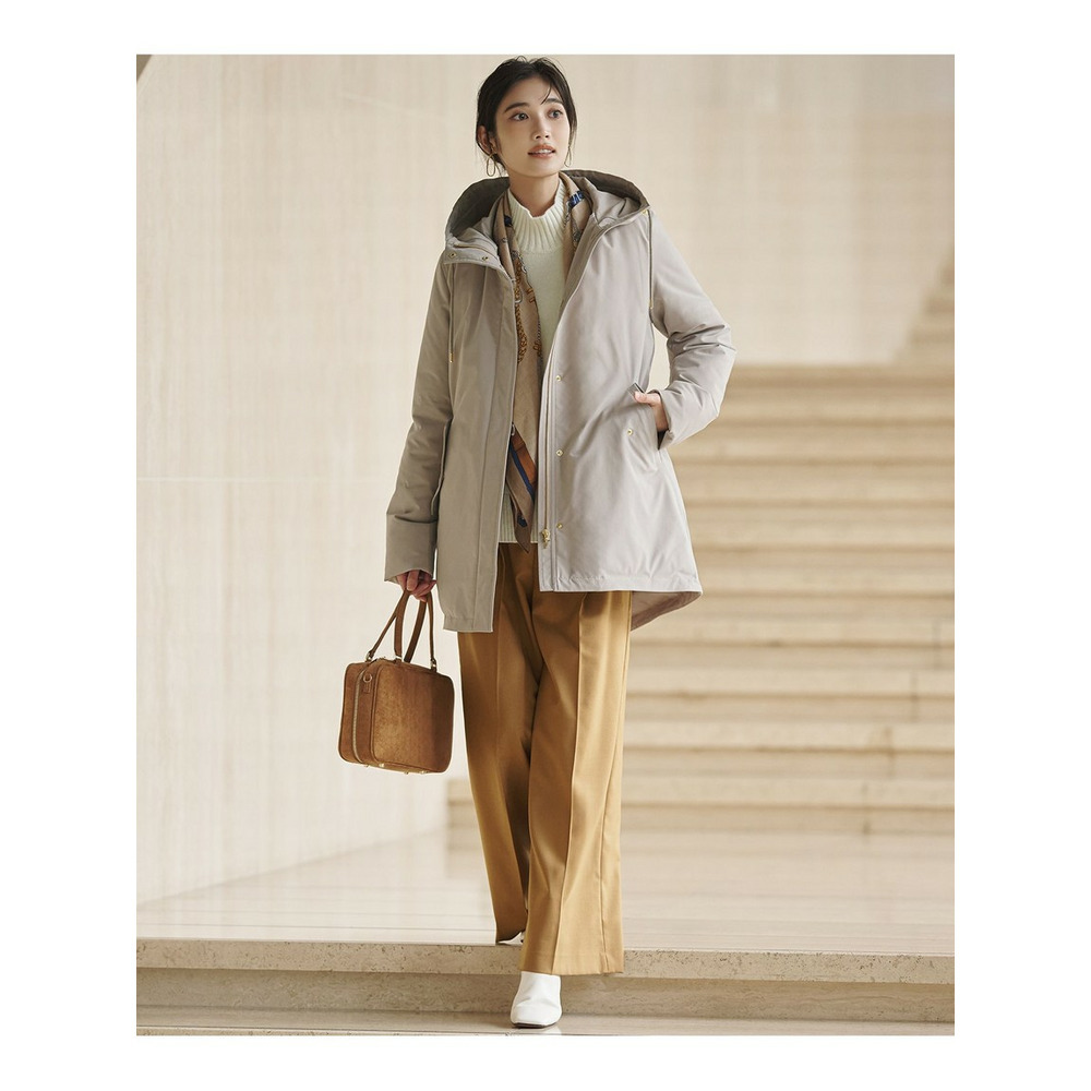 【一部店舗限定/撥水加工】ミリタリー フーデット ダウンコート2