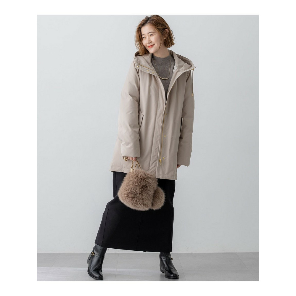 【一部店舗限定/撥水加工】ミリタリー フーデット ダウンコート3