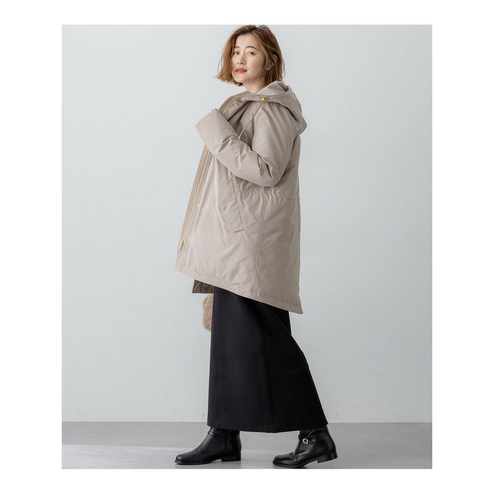 【一部店舗限定/撥水加工】ミリタリー フーデット ダウンコート4