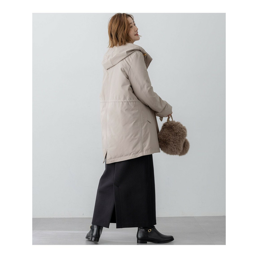 【一部店舗限定/撥水加工】ミリタリー フーデット ダウンコート5