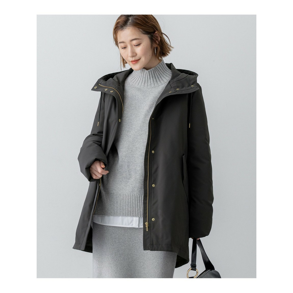 【一部店舗限定/撥水加工】ミリタリー フーデット ダウンコート1