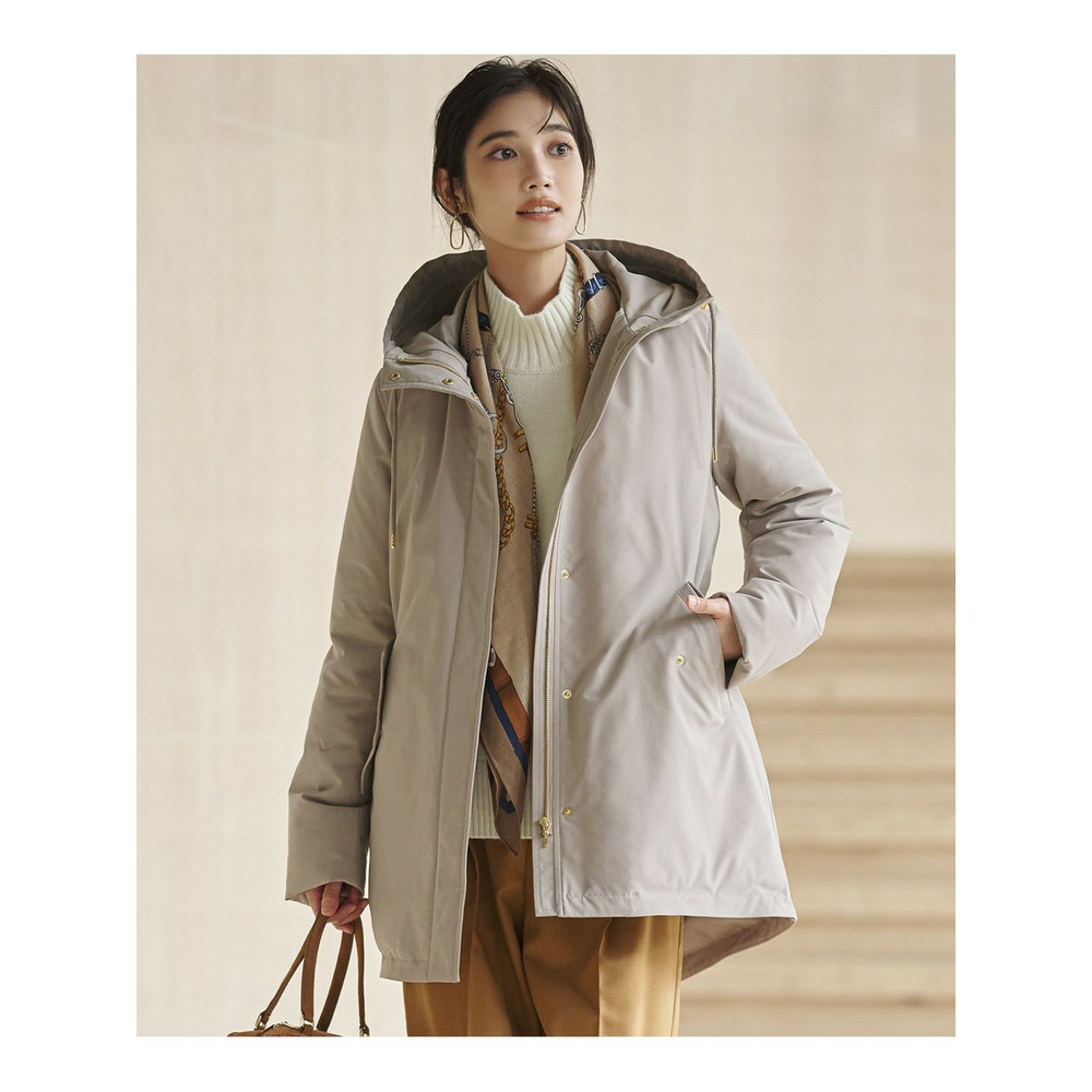 【一部店舗限定/撥水加工】ミリタリー フーデット ダウンコート1