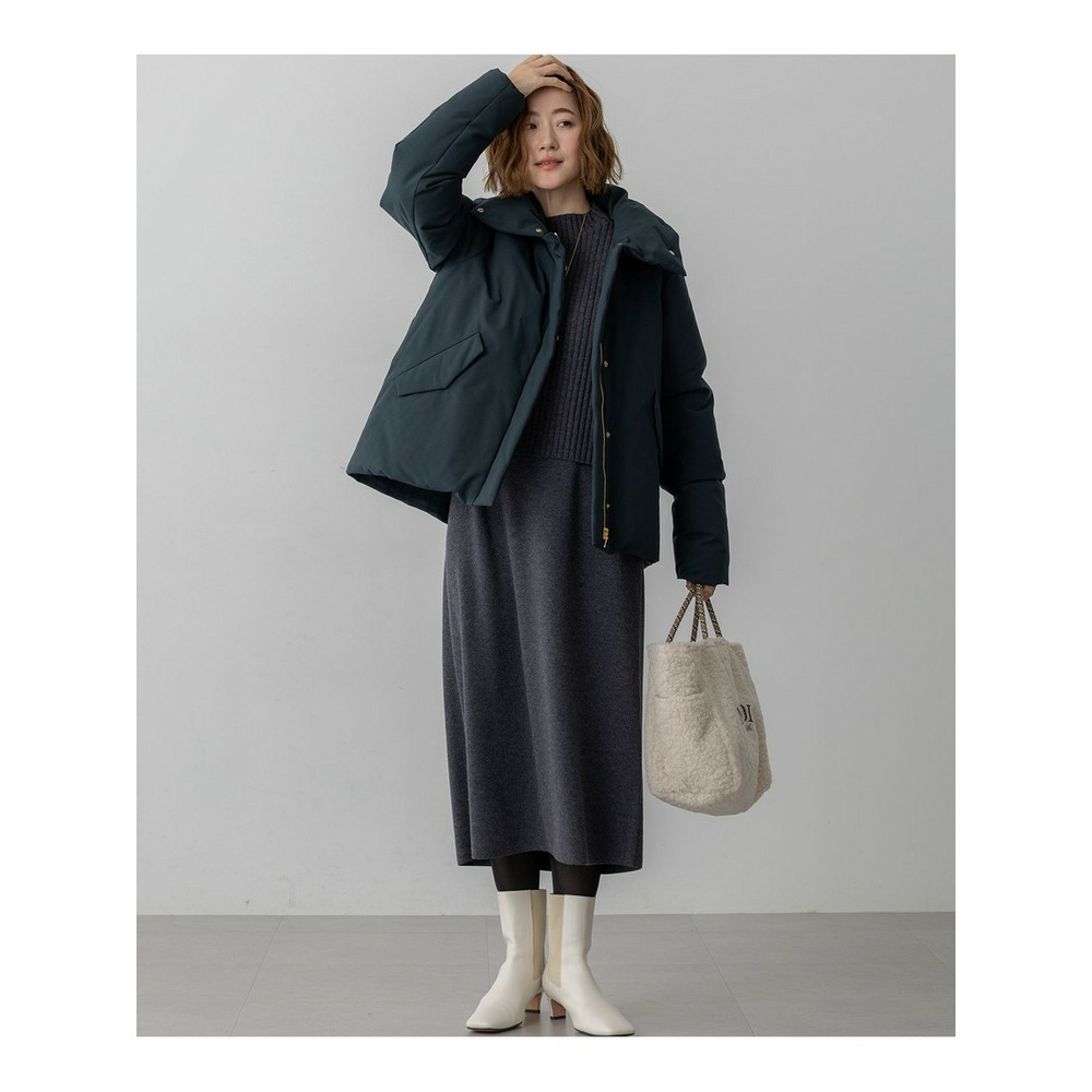【先行予約/一部店舗限定/撥水加工】ミリタリー Aライン ダウンコート17