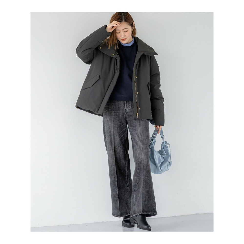 【先行予約/一部店舗限定/撥水加工】ミリタリー Aライン ダウンコート3