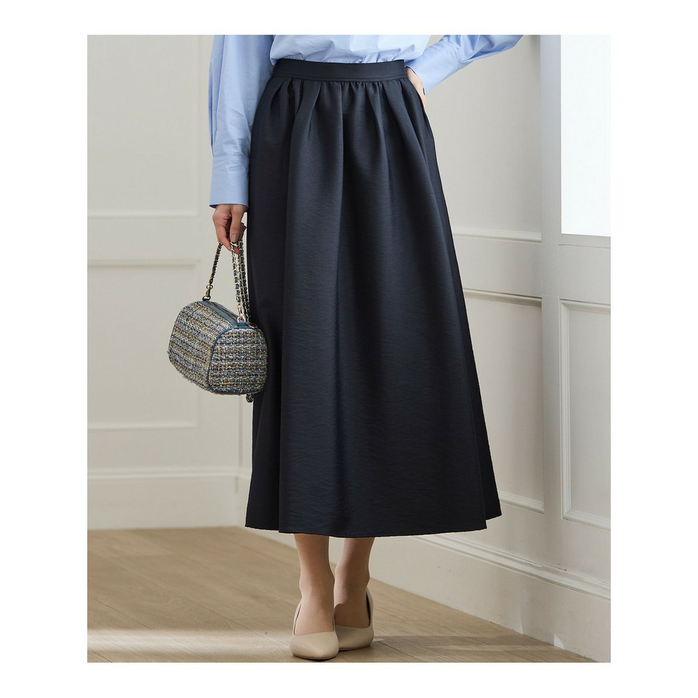 【洗える】フルーフィーツイル フレア スカート1