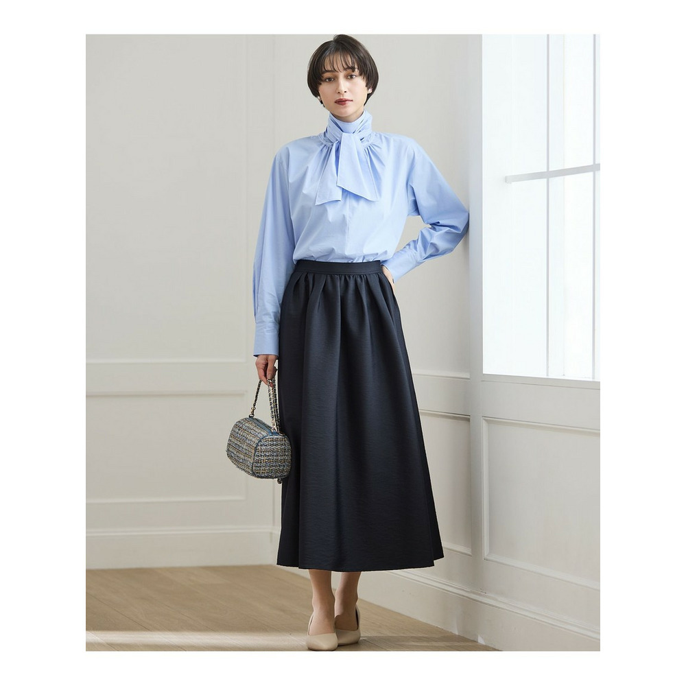 【洗える】フルーフィーツイル フレア スカート10