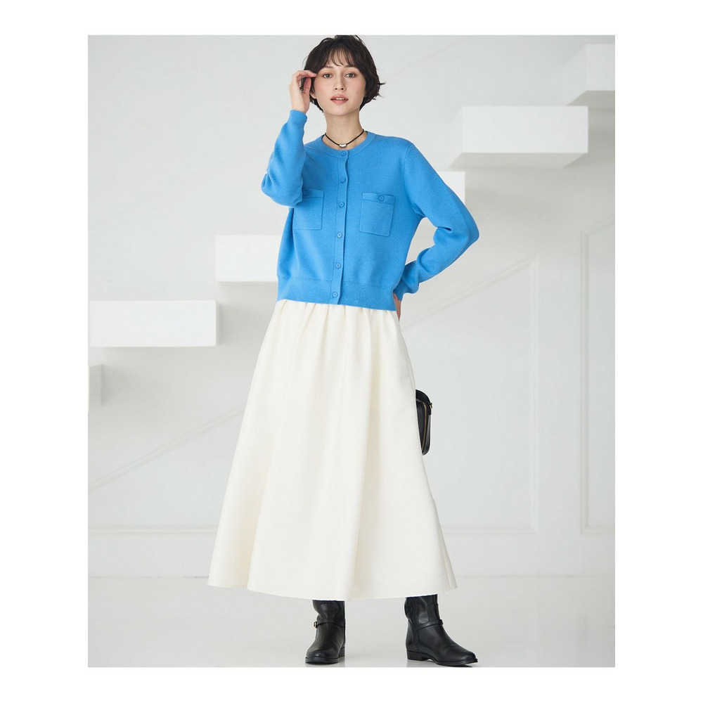 【洗える】フルーフィーツイル フレア スカート2