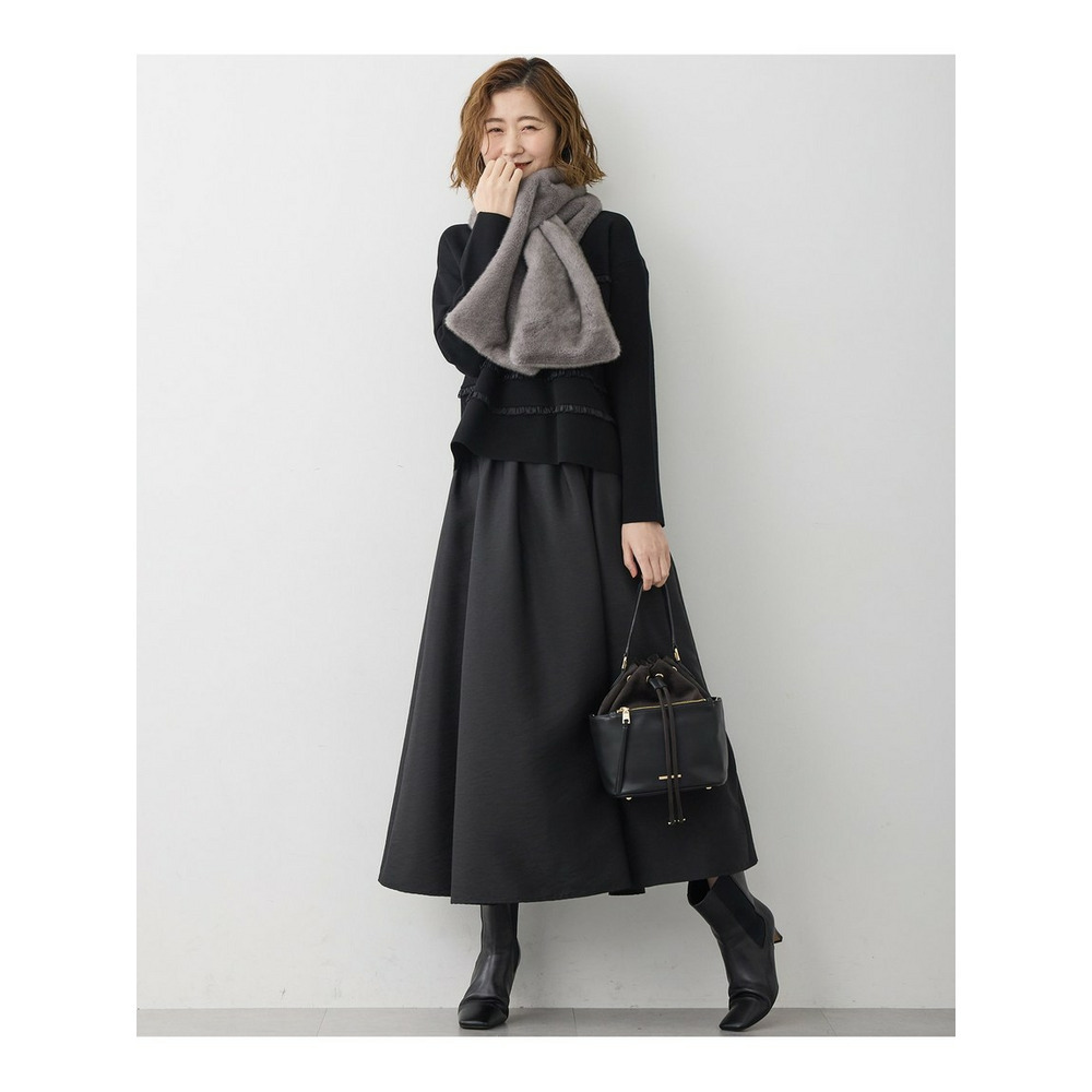 【洗える】フルーフィーツイル フレア スカート8