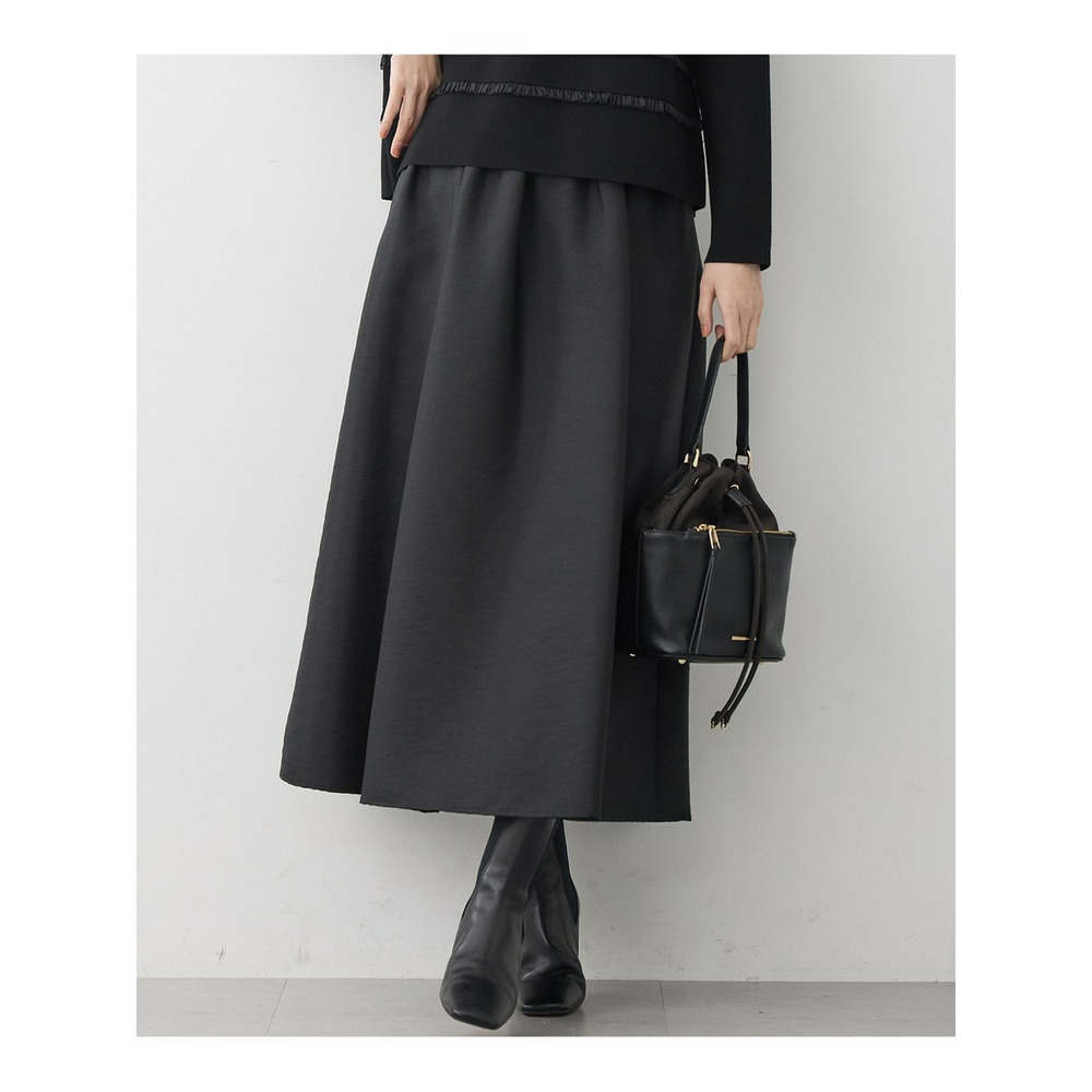 【洗える】フルーフィーツイル フレア スカート1