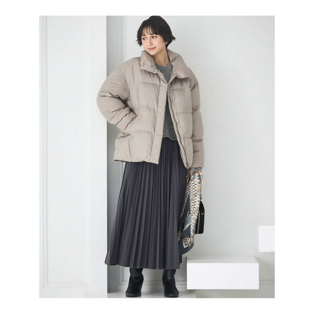 【洗える】レーシーヘムデザイン パフスリーブ ニット11