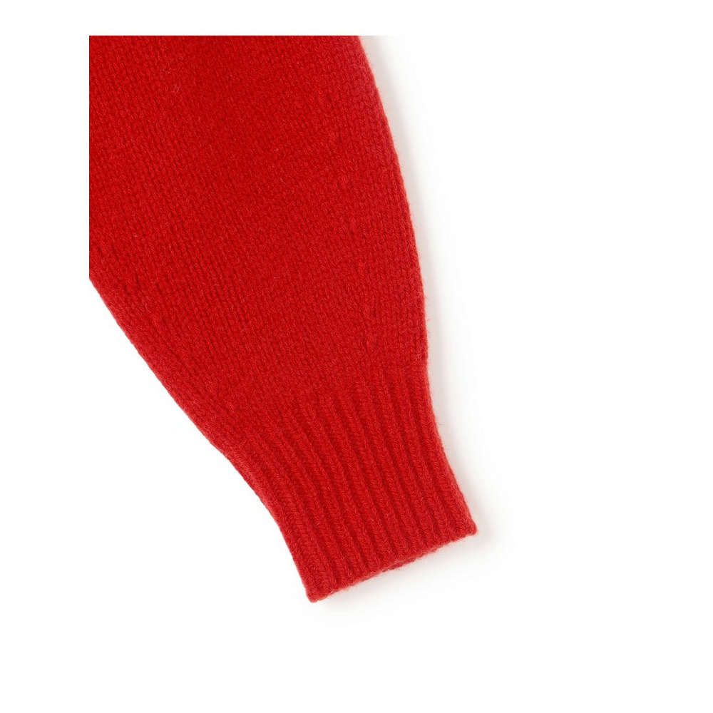 【洗える】レーシーヘムデザイン パフスリーブ ニット14