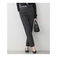 【洗える】ウォームストレッチ テーパード パンツ