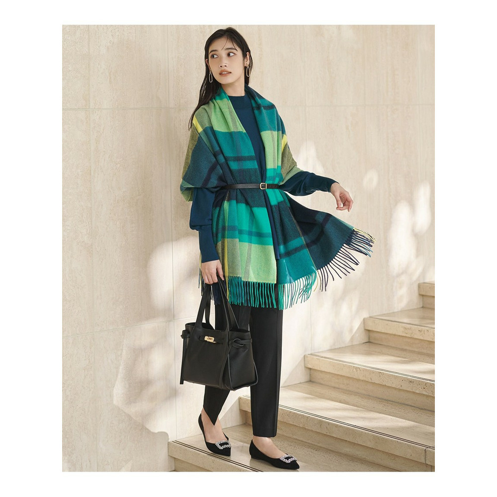 【洗える】ウォームストレッチ テーパード パンツ2