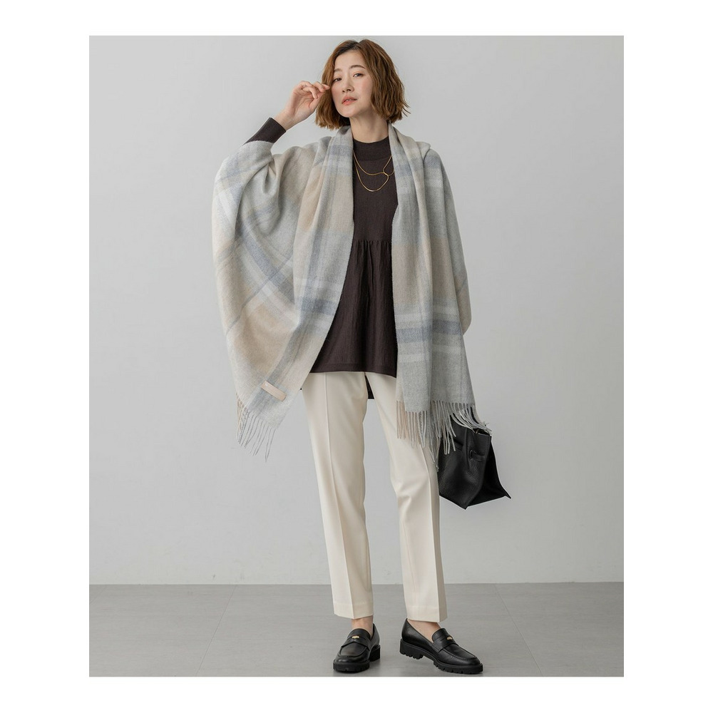 【洗える】ウォームストレッチ テーパード パンツ8