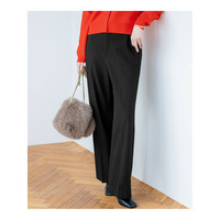 【滝沢眞規子さん着用/洗える】ウォームストレッチ ワイド パンツ