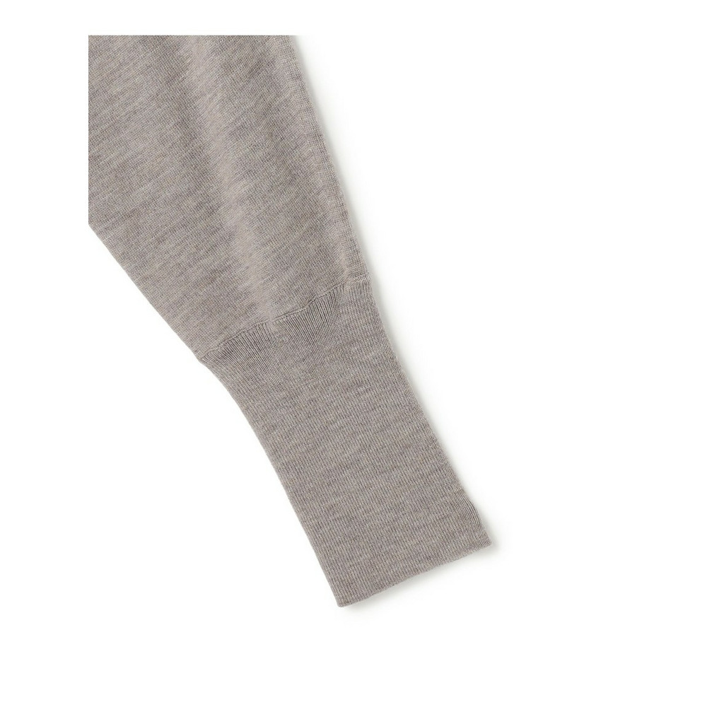 【洗える】ギャザーコンビ ニットワンピース13