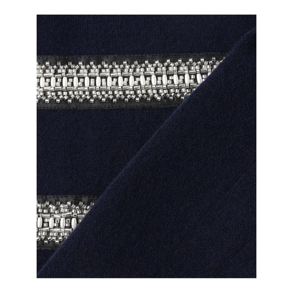 【WEB&一部店舗限定】ビジューボーダー ニット13