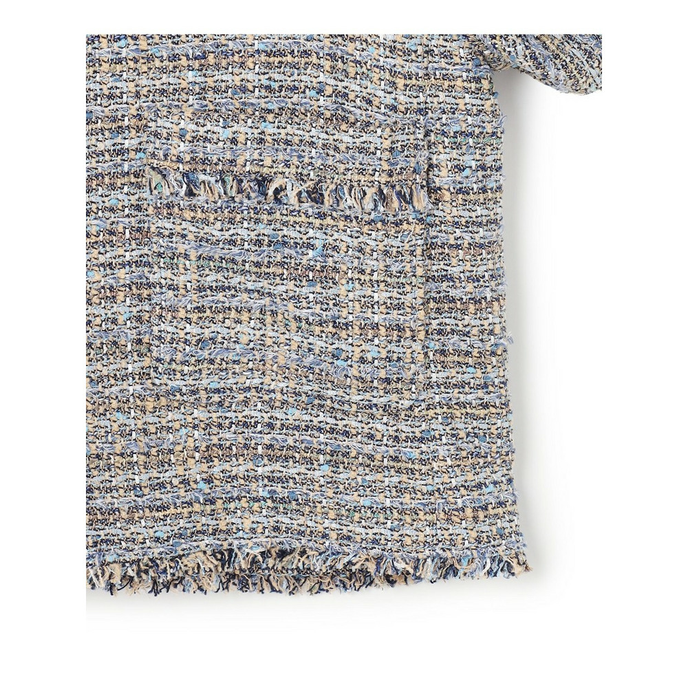 GIOLICAツイード ノーカラー ジャケット13