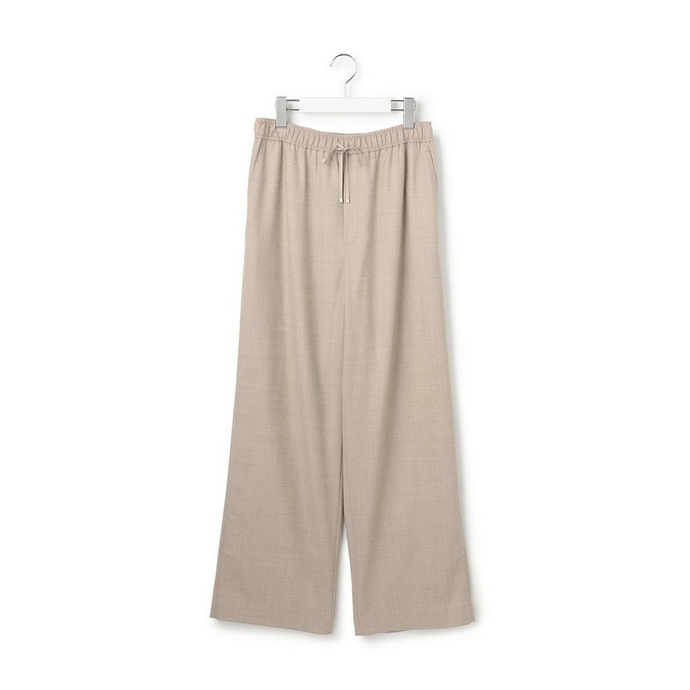 【洗える】ハイカウントフラノ ドロスト ワイド パンツ12