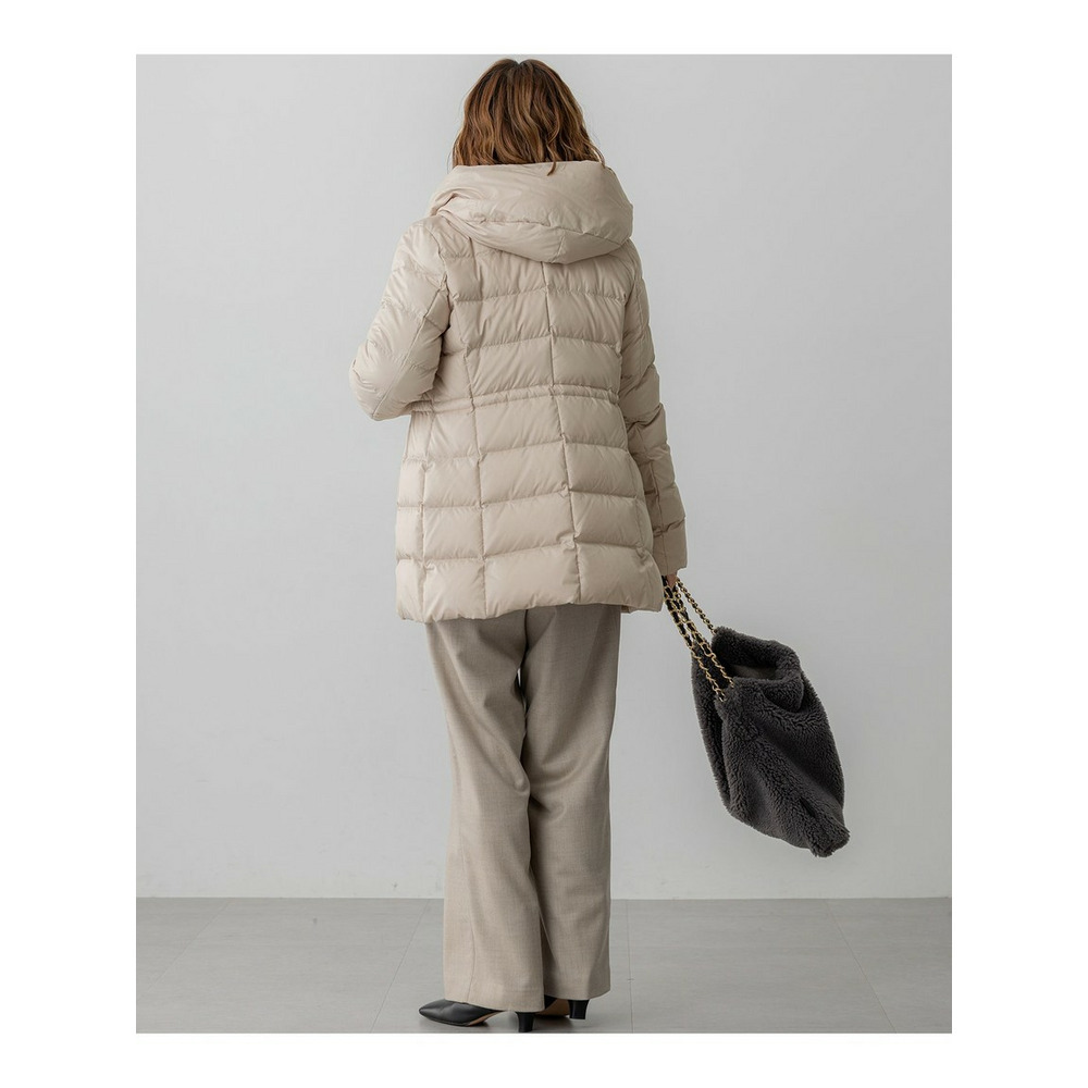 【洗える】ハイカウントフラノ ドロスト ワイド パンツ7