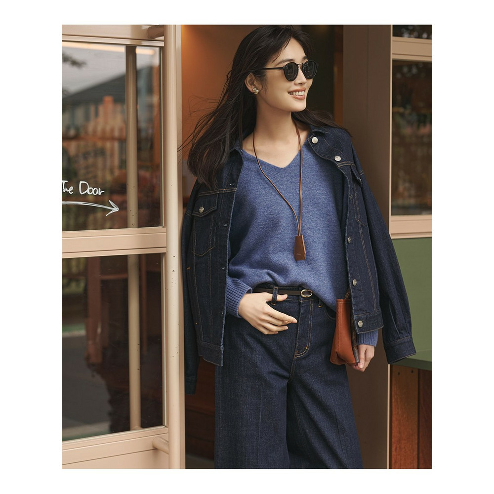 【滝沢眞規子さん着用/RED CARD TOKYO×23区】オーバーサイズ デニム ジャケット2