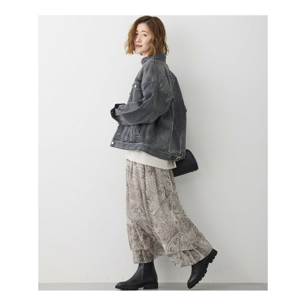 【滝沢眞規子さん着用/RED CARD TOKYO×23区】オーバーサイズ デニム ジャケット8