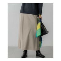 【洗える】ハイカウントフラノ フレア スカート