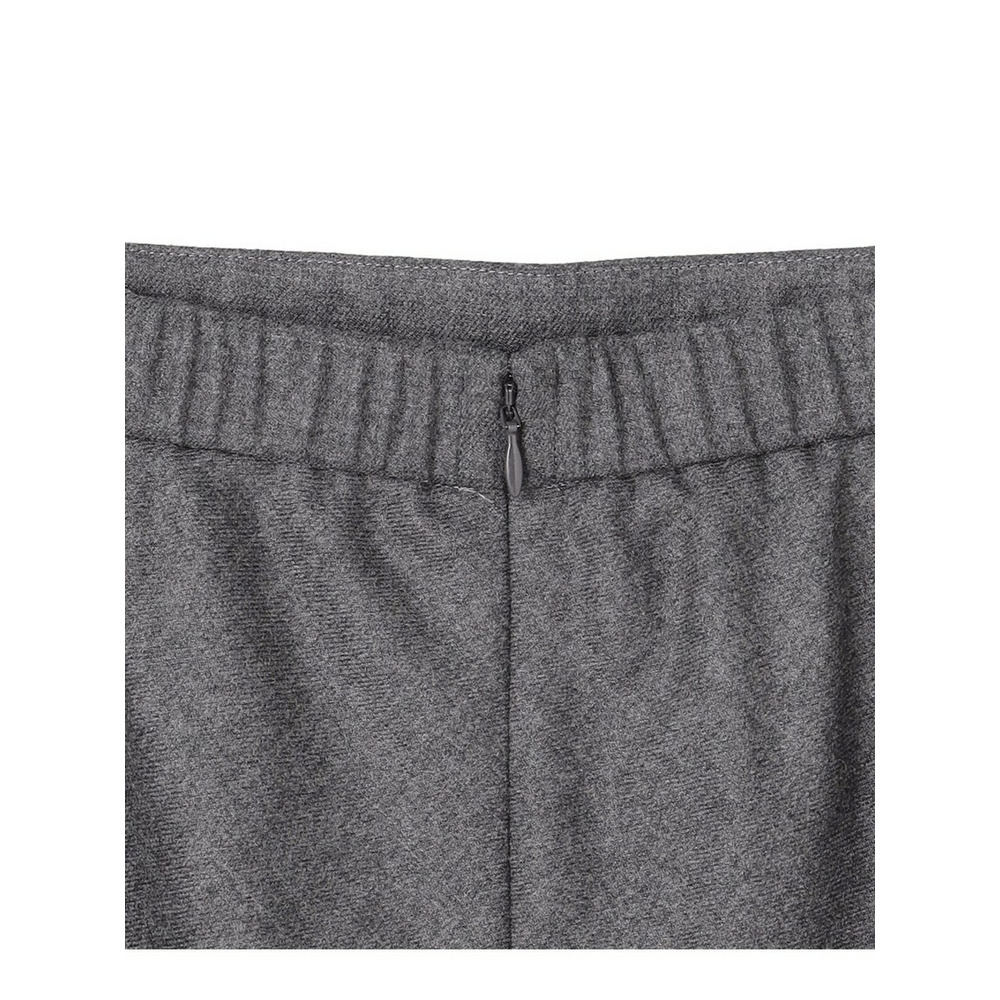 【一部先行予約/洗える】ハイカウントフラノ フレア スカート19