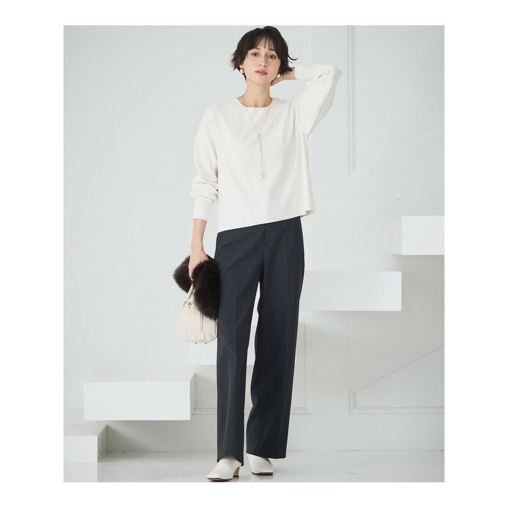 【WEB&一部店舗限定カラーあり】クリスタルホットフィット ニット5